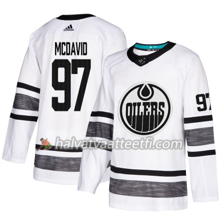 Miesten NHL Edmonton Oilers Pelipaita Connor McDavid 97 2019 All-Star Adidas Valkoinen Authentic Miesten NHL Edmonton Oilers Pelipaita Connor McDavid 97 2019 All-Star Adidas Valkoinen Authentic